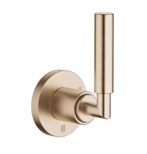 Dornbracht Tara Переключатель на три положения для скрытого монтажа 36210882-46 шампань сатинированный