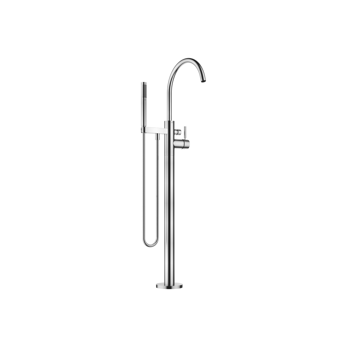 Dornbracht Meta Смеситель для ванны напольный 25863661-93 хром сатинированный