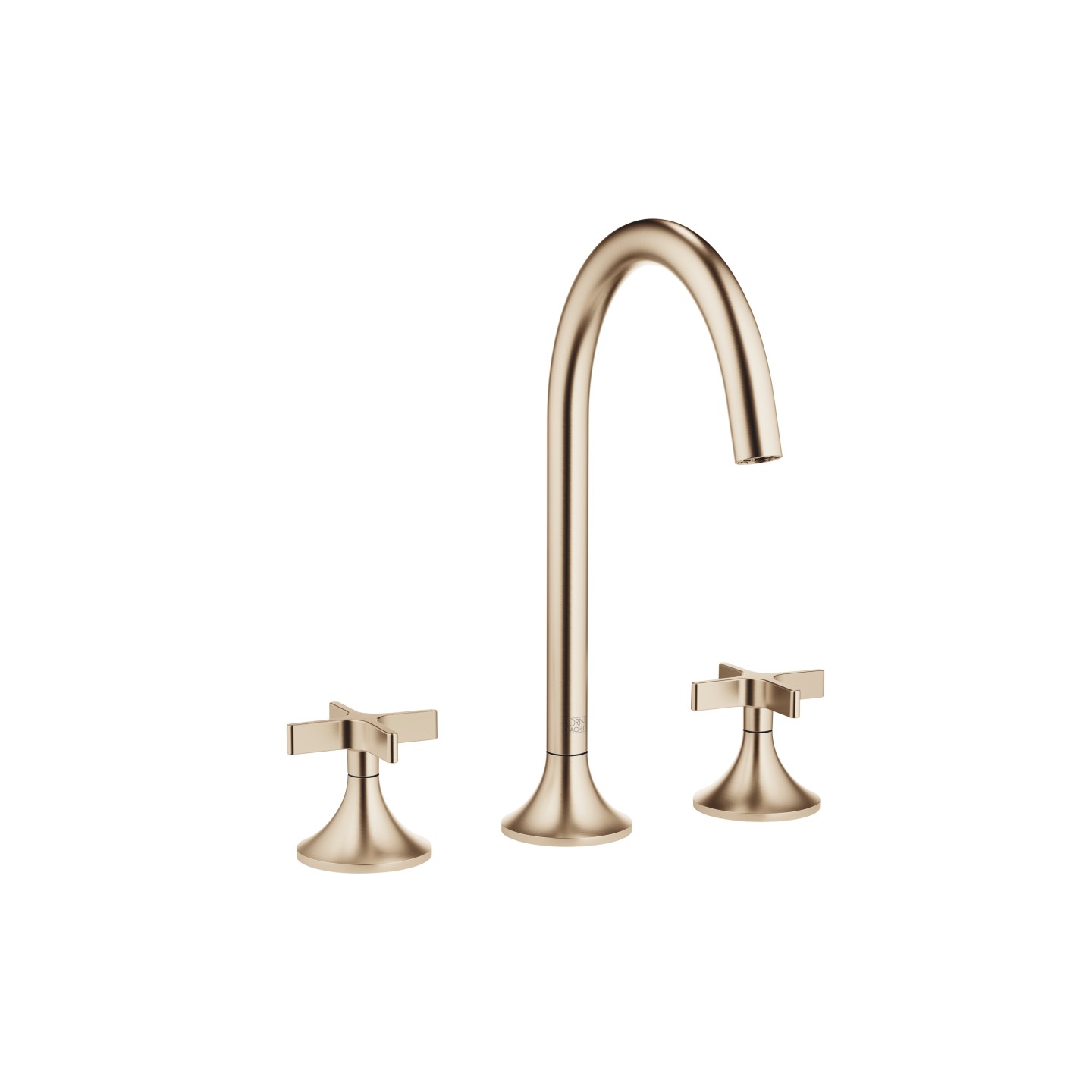 Dornbracht Vaia Смеситель для умывальника на три отверстия 20713809-46 шампань сатинированный