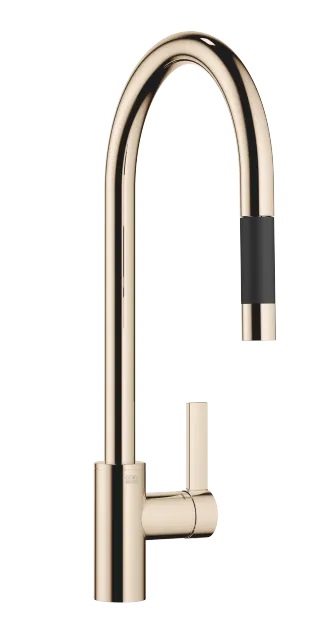 Dornbracht Tara Ultra Смеситель для кухни Pull-down с функцией душа 33870875-47 шампань
