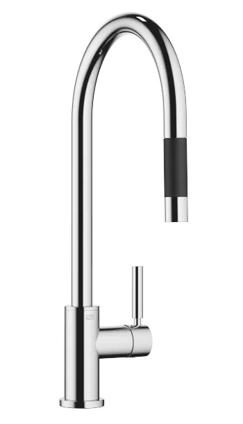 Dornbracht TARA Смеситель однорычажный Pull-down с функцией душа 33870888-00 хром