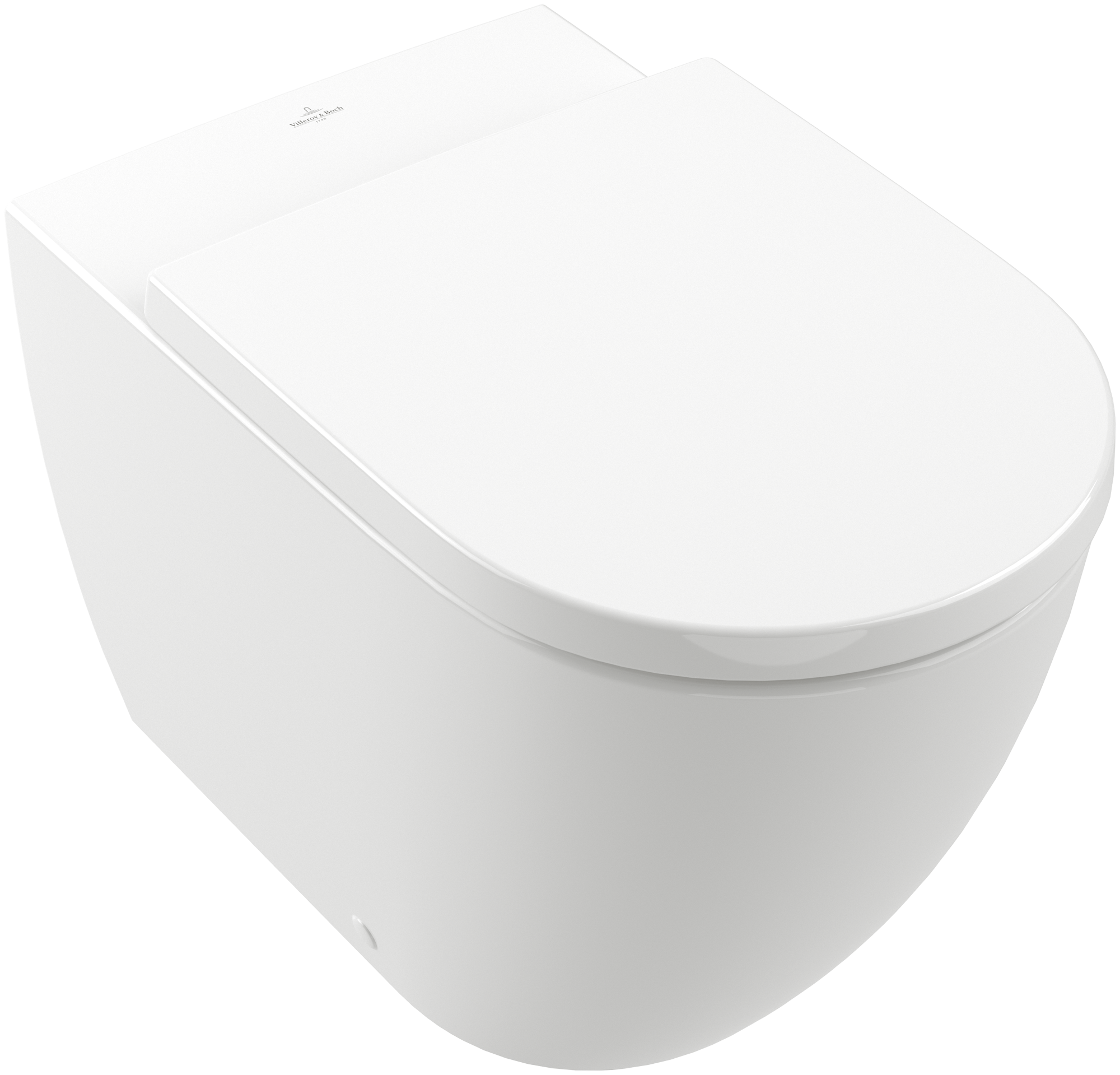 Villeroy & Boch Subway 3.0 Пристенный унитаз TwistFlush Альпийский белый AntiBac Ceramic Plus 4671T0T2