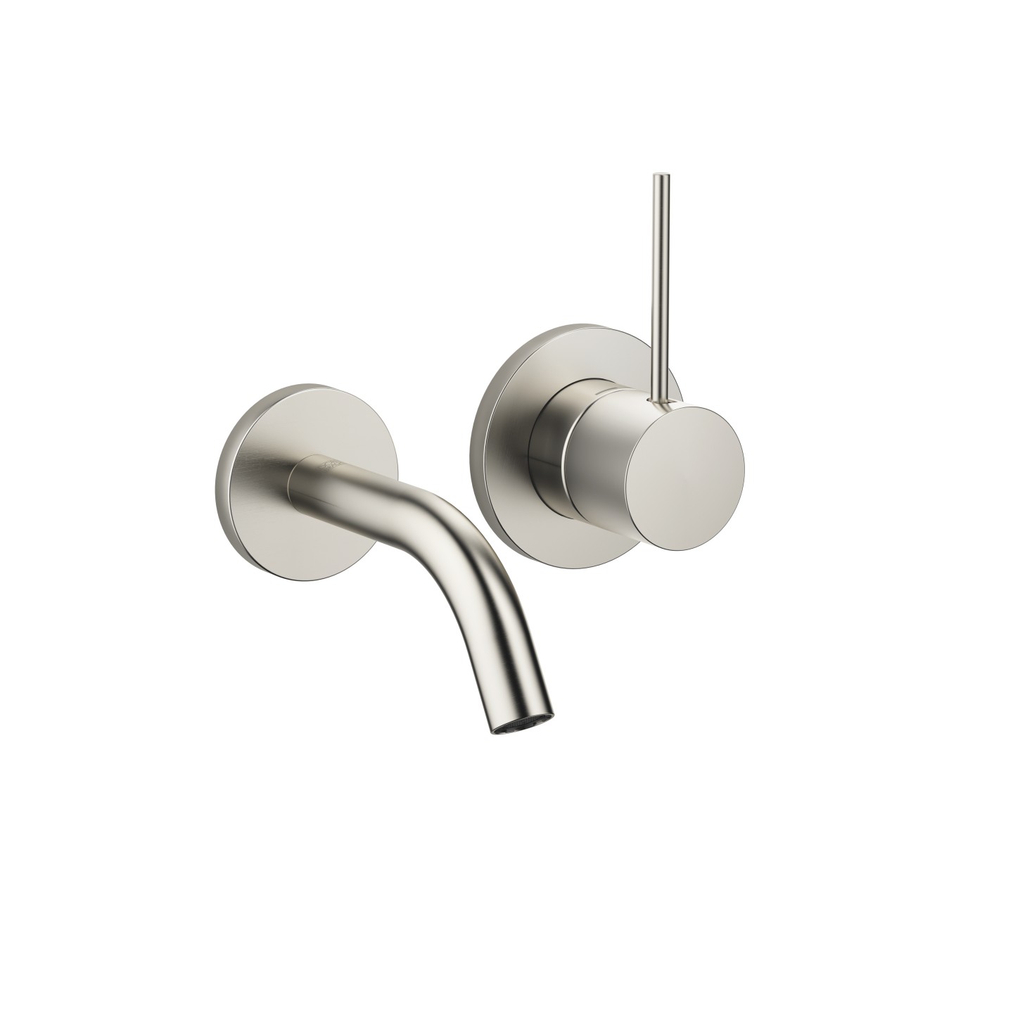 Dornbracht META SLIM Смеситель для умывальника настенный 36867662-06 платина матовая