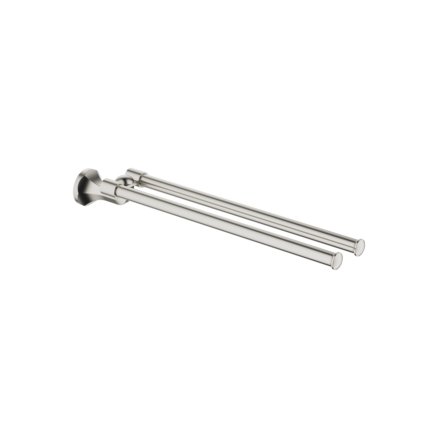 Dornbracht Madison Держатель для полотенца двухсекционный поворотный 83210361-06 платина матовая
