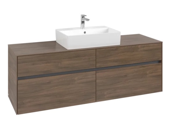 Villeroy & Boch Collaro C13400VH Тумба под раковину 1600 x 500 x 548 mm