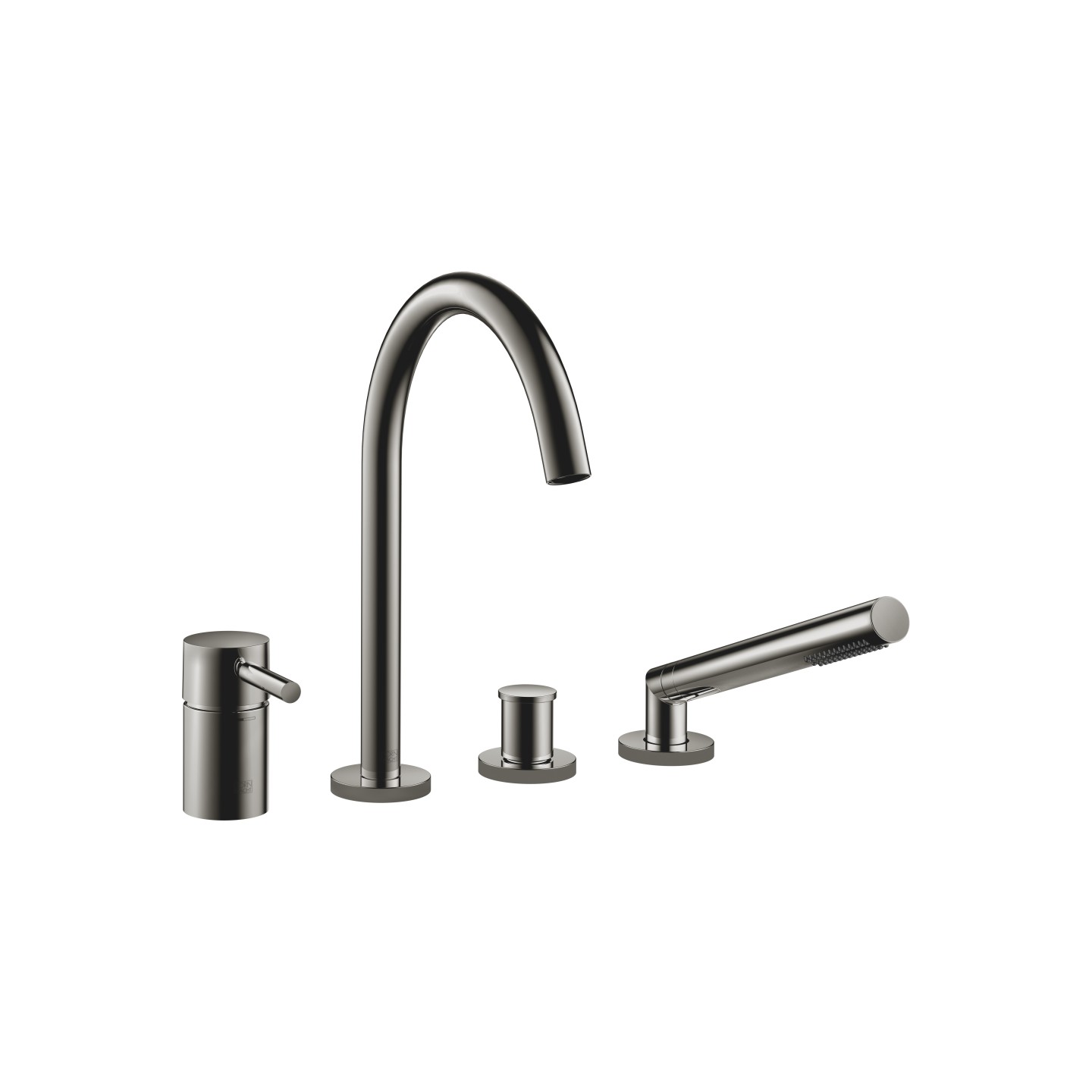 Dornbracht Meta Смеситель на борт ванны 27632661-19 темный хром