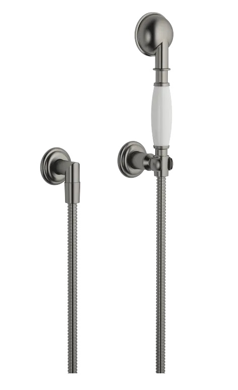 Dornbracht Душевой гарнитур со шлангом с отдельными розетками 27803361-99 0010 темная платина матовая