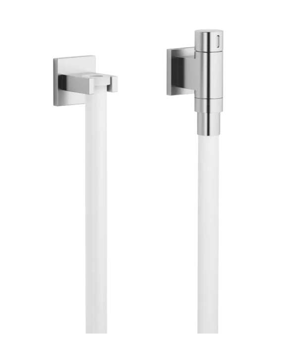 Dornbracht WaterTube Kneipp Соединительное колено настенного крепления 27841979-93 хром сатинированный