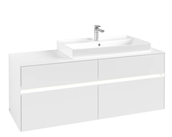 Villeroy & Boch Collaro C09000MS Тумба под раковину 1400 x 548 x 500 mm Подсветка