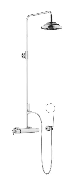 Dornbracht Madison Душевая стойка с душевым термостатом без ручного душа 34458360-00 хром