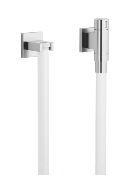 Dornbracht WaterTube Kneipp Соединительное колено настенного крепления 27821979-93 хром сатинированный