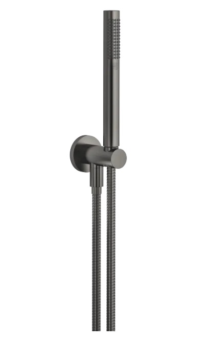 Dornbracht Meta Душевой гарнитур со шлангом c встроенным держателем для душа 27802660-99 0010 темная платина матовая
