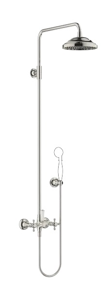 Dornbracht Madison Душевая стойка с душевым смесителем без ручного душа 26633360-08 платина