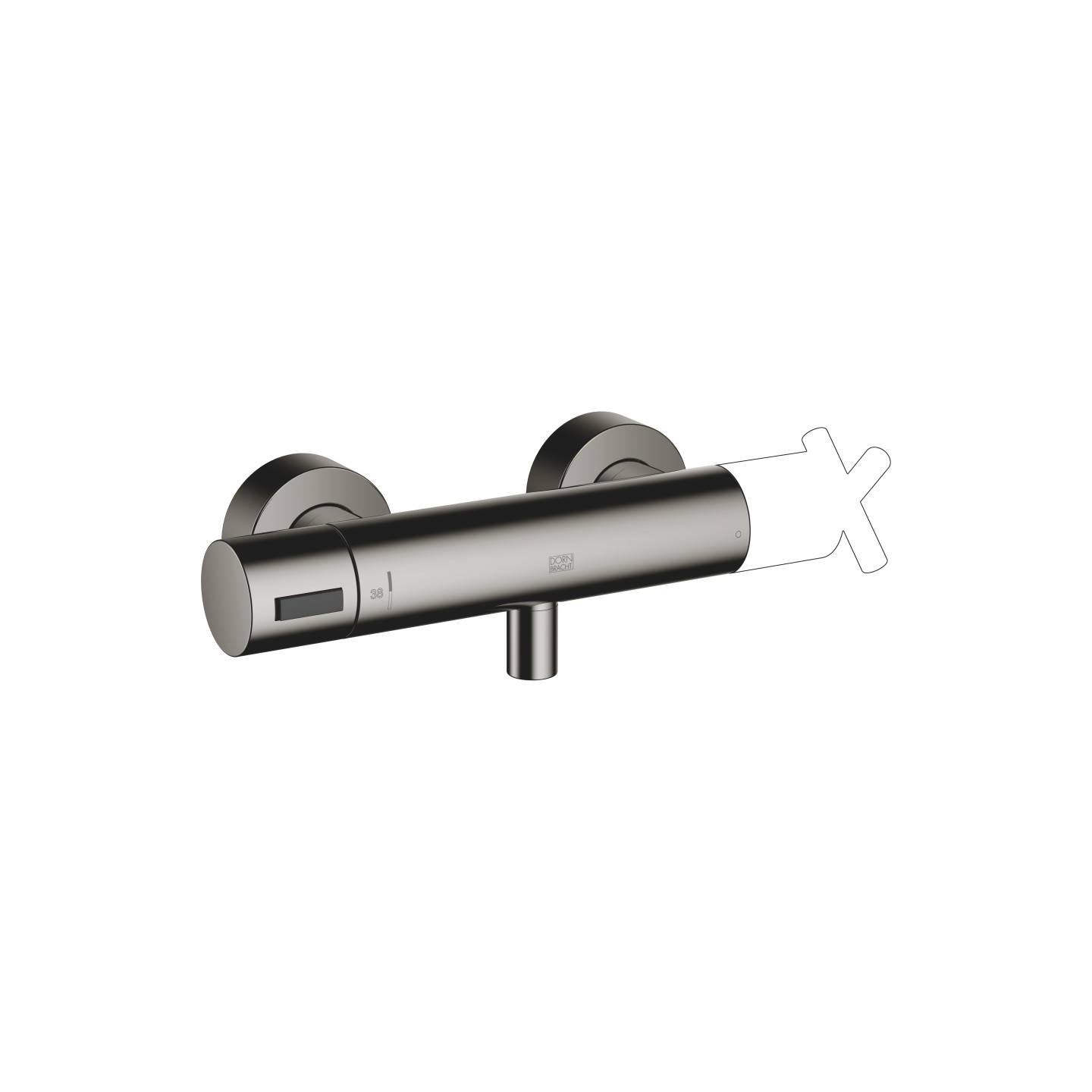 Dornbracht Tara Термостат для душа 34443979-19 темный хром