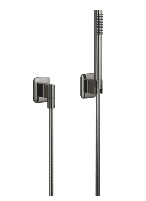 Dornbracht Душевой гарнитур со шлангом с отдельными розетками 27802845-19 темный хром
