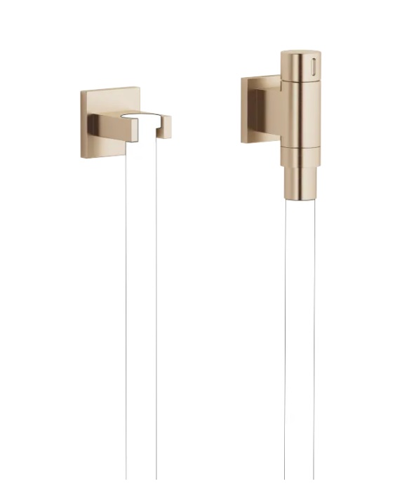 Dornbracht WaterTube Kneipp Соединительное колено настенного крепления 27821979-46 шампань сатинированный