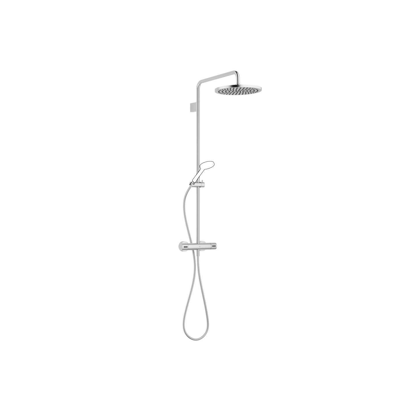 Dornbracht CYO Душевая стойка с душевым термостатом 34460979-93 хром сатинированный