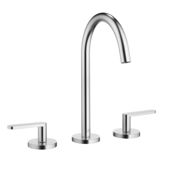 Dornbracht Meta Смеситель для умывальника на три отверстия 20713661-93 хром сатинированный