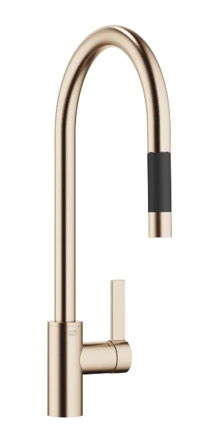 Dornbracht Tara Ultra Смеситель для кухни Pull-down с функцией душа 33870875-46 шампань сатинированный