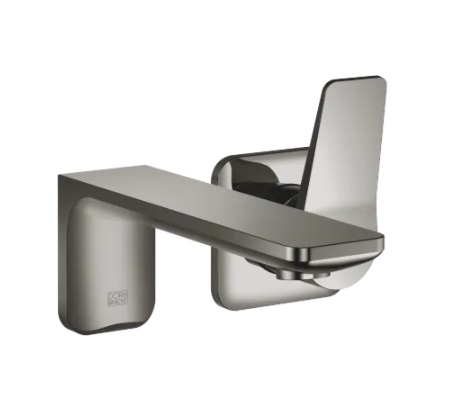 Dornbracht Liss? Смеситель для умывальника однорычажный настенный 36860845-19 темный хром