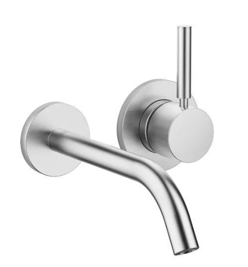 Dornbracht Meta Смеситель для умывальника настенный 36860660-93 хром сатинированный