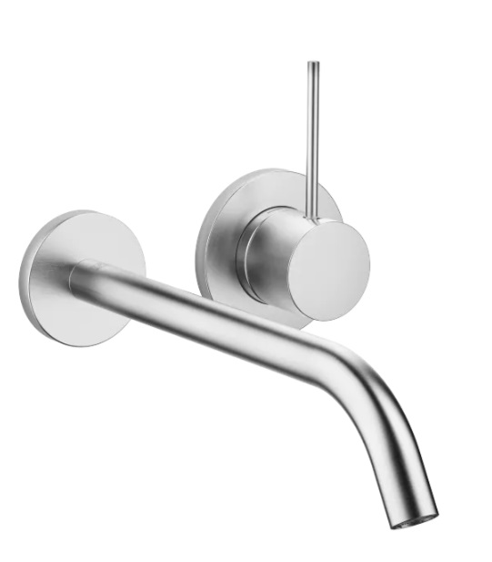 Dornbracht Meta Смеситель для умывальника настенный 36861662-93 хром сатинированный