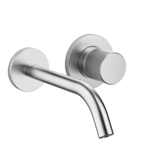 Dornbracht Meta Смеситель для умывальника настенный 36860664-93 хром сатинированный