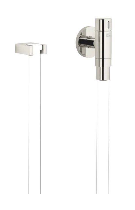 Dornbracht WaterTube Kneipp-настенное присоединительное колено с держателем для шланга с отдельной розеткой 27843979-08 платина