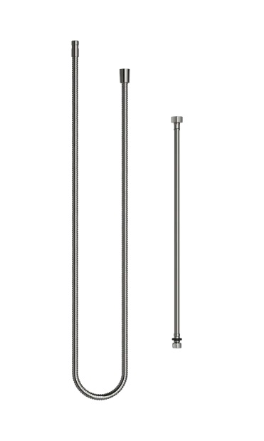 Dornbracht Металлический шланг для душа двухсекционный 2250 мм 28323970-19 темный хром