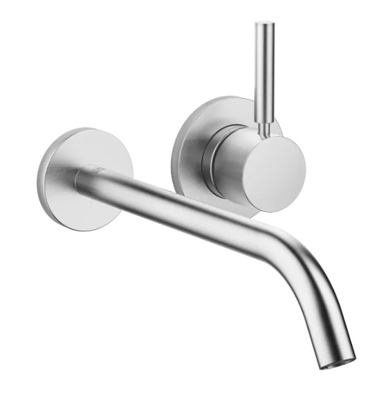 Dornbracht Meta Смеситель для умывальника настенный 36861660-93 хром сатинированный
