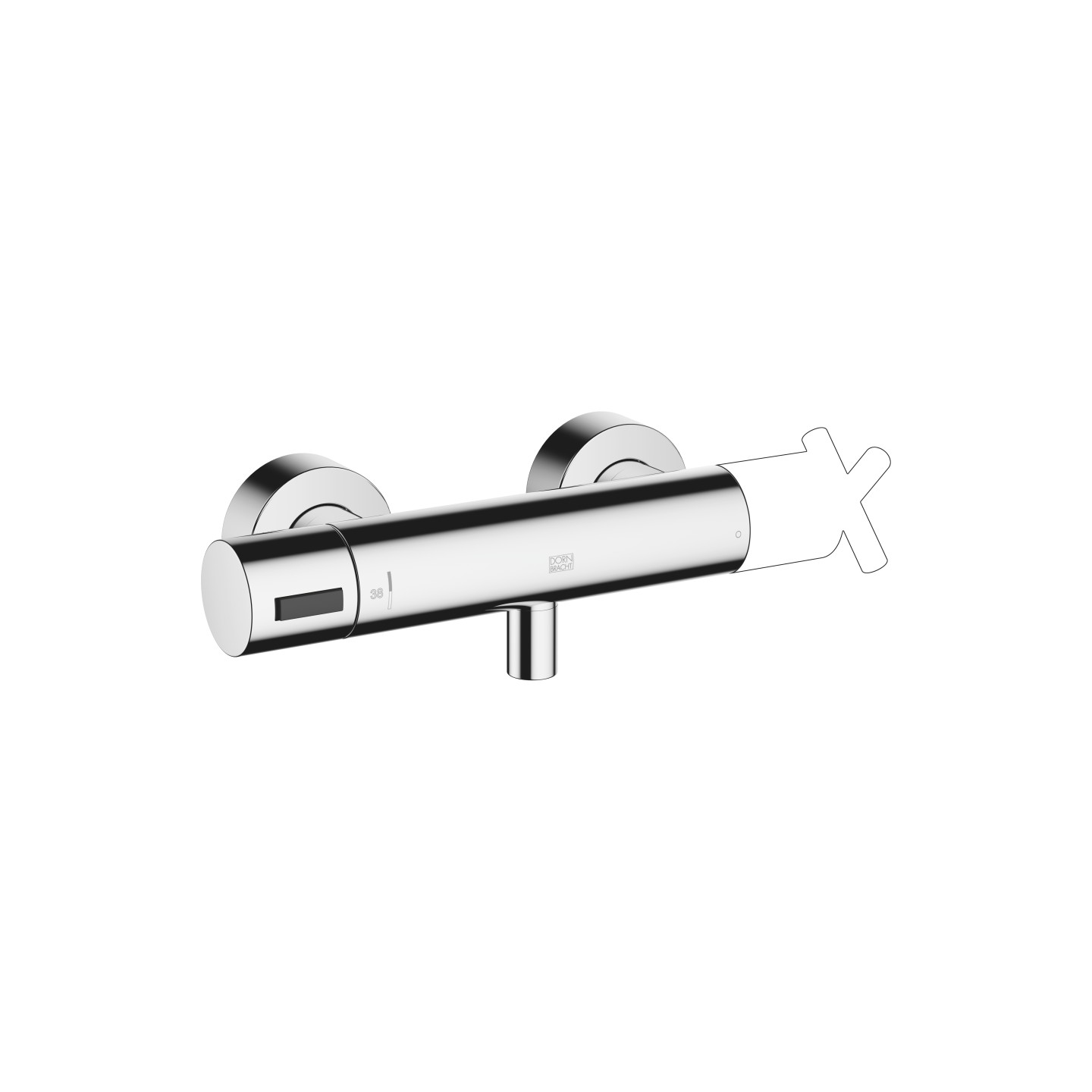 Dornbracht Tara Термостат для душа 34443979-00 хром
