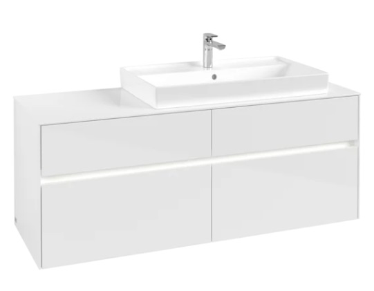 Villeroy & Boch Collaro C09000DH Тумба под раковину 1400 x 548 x 500 mm Подсветка