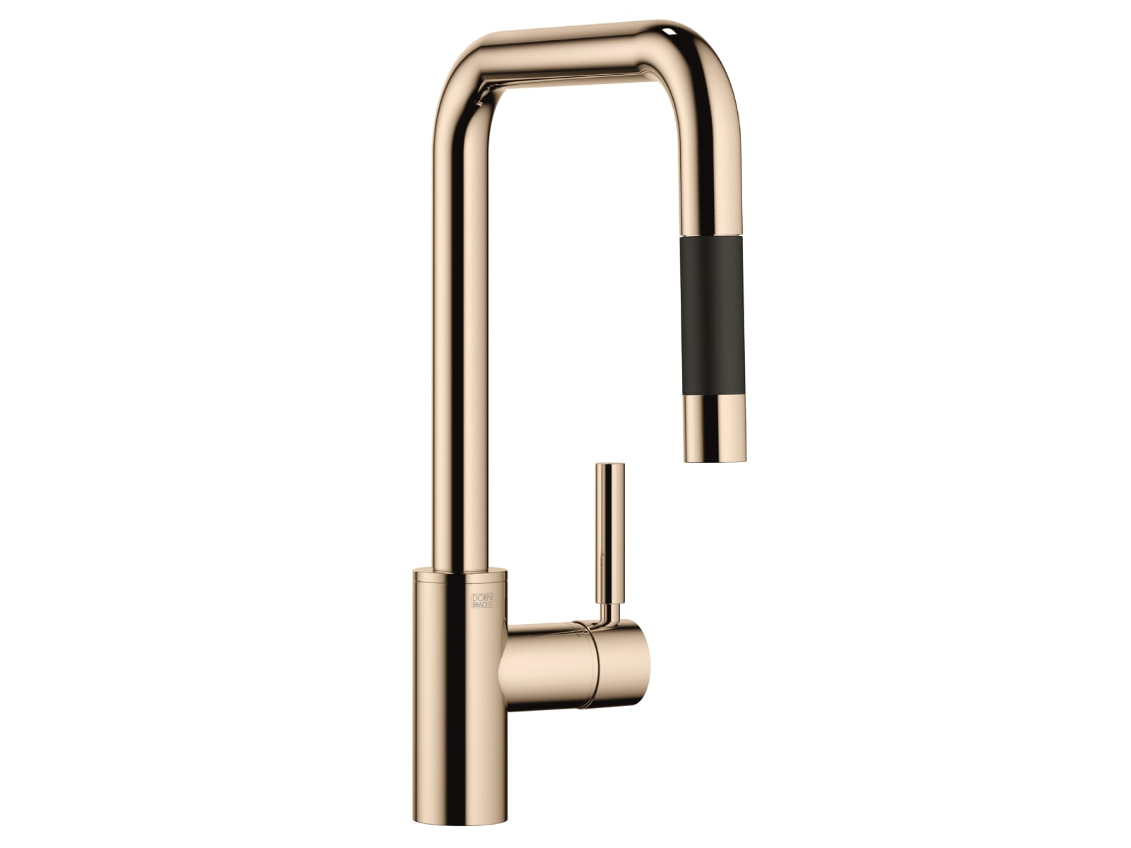 Dornbracht META SQUARE Смеситель однорычажный Pull-down с функцией душа 33870861-47 шампань