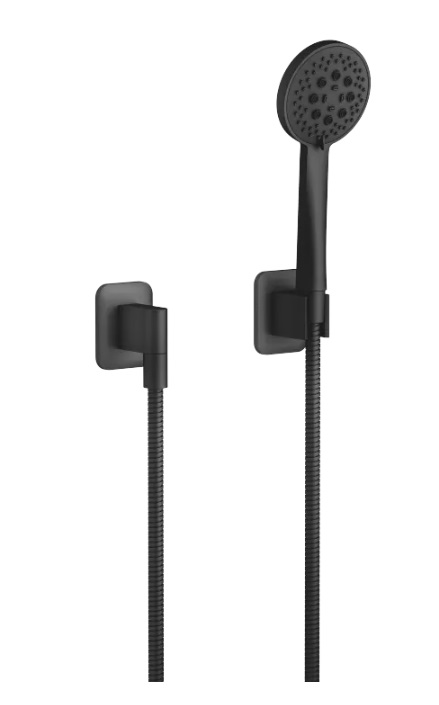 Dornbracht Душевой гарнитур со шлангом с отдельными розетками 27803845-33 0010 черный матовый