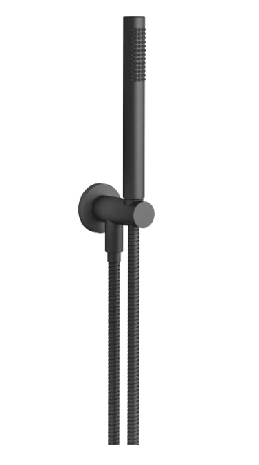 Dornbracht Meta Душевой гарнитур со шлангом c встроенным держателем для душа 27802660-33 0010 черный матовый