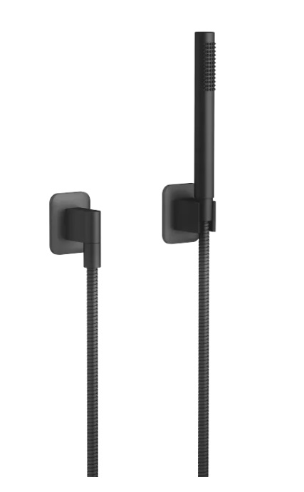 Dornbracht Душевой гарнитур со шлангом с отдельными розетками 27802845-33 0010 черный матовый