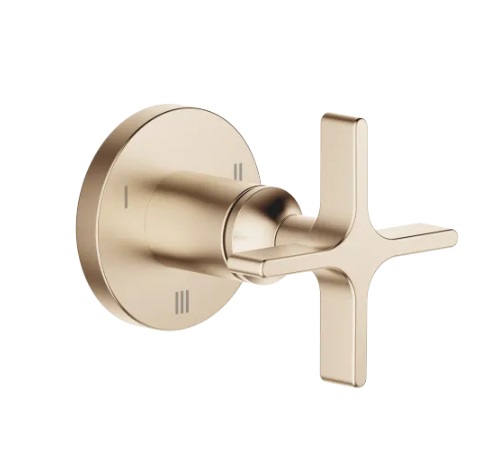 Dornbracht Vaia Переключатель на три положения для скрытого монтажа 36210809-46 шампань сатинированный