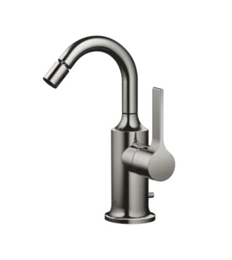 Dornbracht Смеситель для биде однорычажный со сливным гарнитуром 33600809-19 темный хром