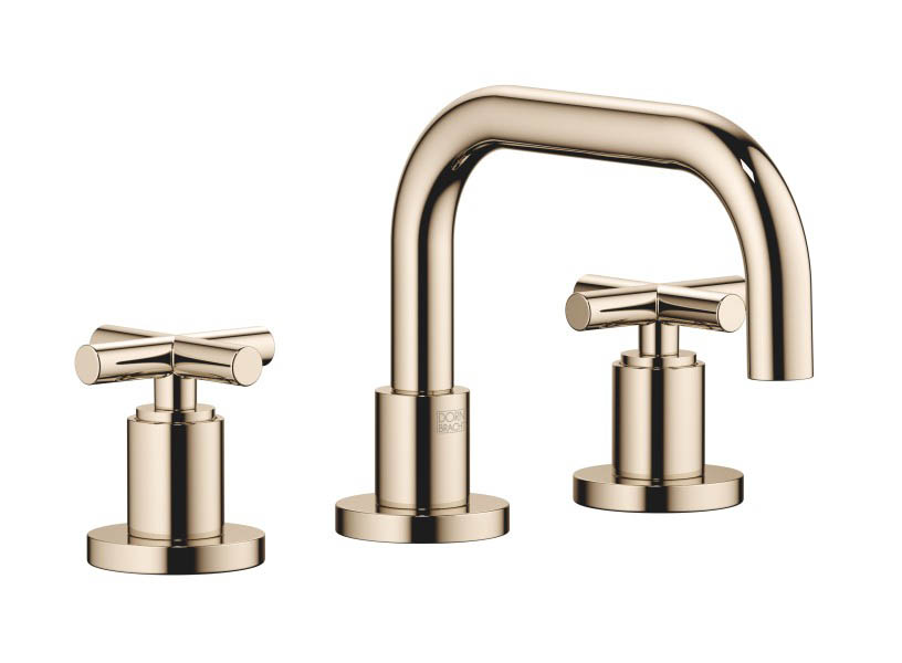 Dornbracht Tara Смеситель для умывальника на 3 отверстия 20705892-47 шампань