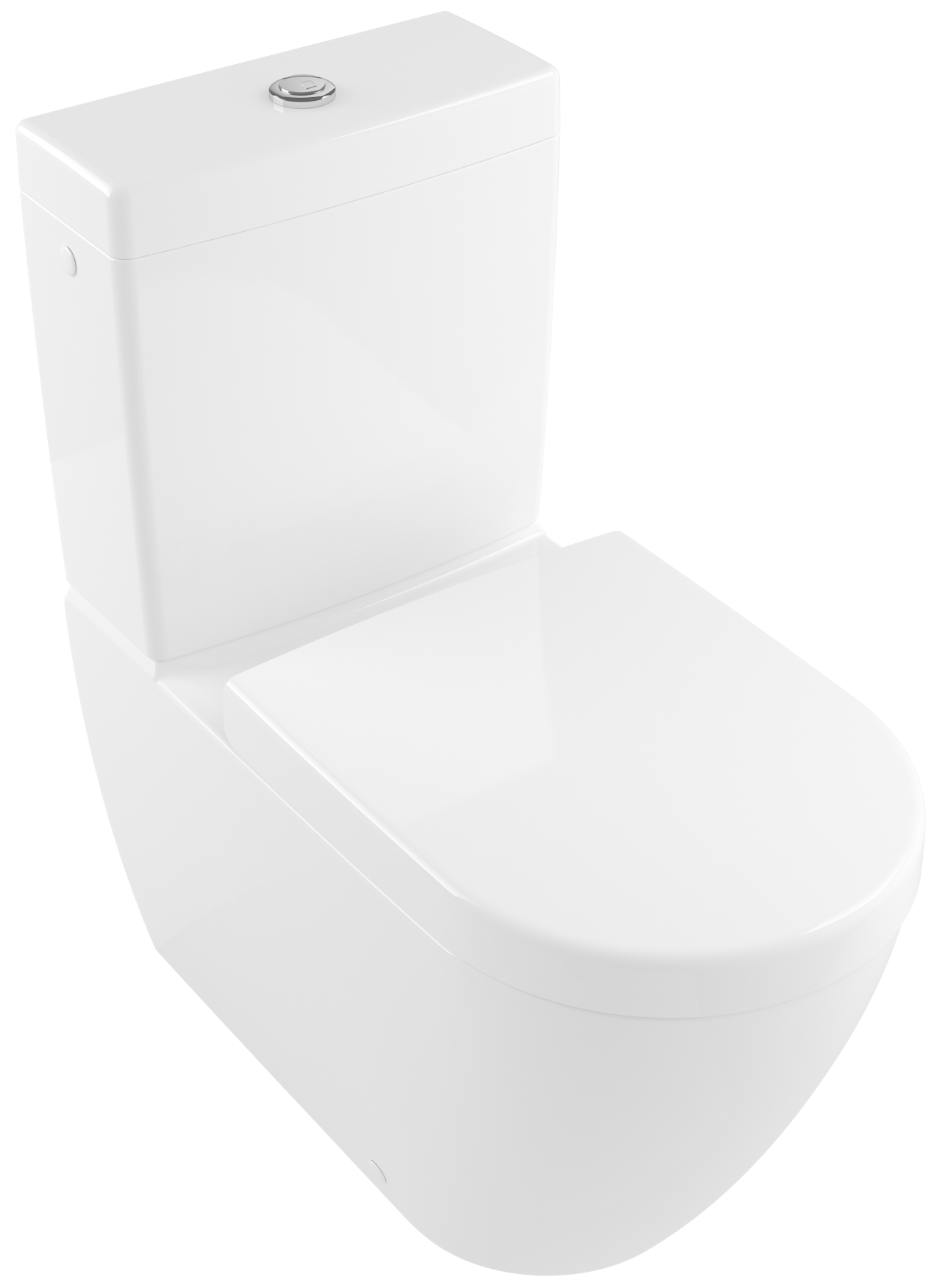 Villeroy & Boch Subway 2.0 Напольный унитаз Альпийский белый Ceramic Plus 5617R0R1