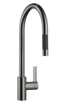 Dornbracht Tara Ultra Смеситель для кухни Pull-down с функцией душа 33870875-19 темный хром
