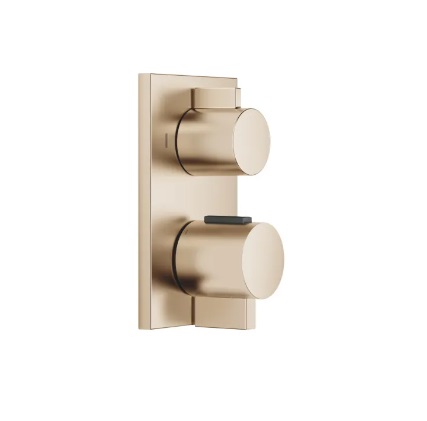 Dornbracht CL.1 Термостат. для скрытого монтажа с двухсторонней регулировкой объема подачи воды 36426670-46 шампань сатинированный