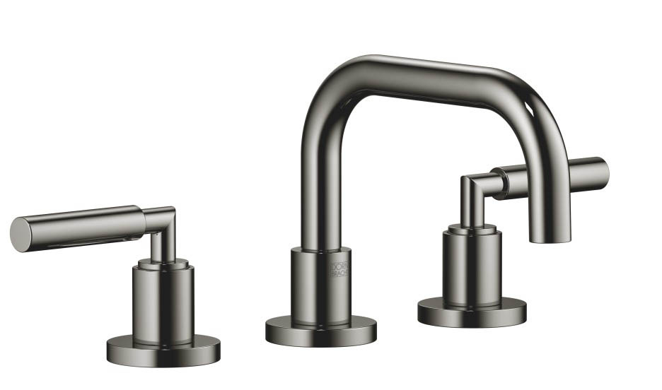 Dornbracht Tara Смеситель для умывальника на 3 отверстия 20705882-19 темный хром