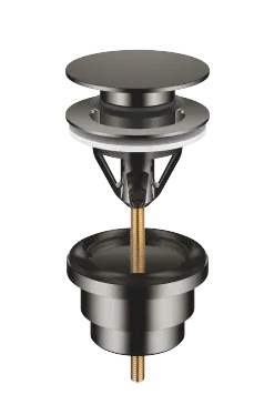 Dornbracht Сливной гарнитур с затвором 1 1/4 10125970-19 темный хром